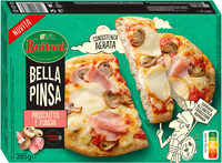 BUITONI BELLA PINSA pizza surgelée Prosciutto e Funghi 385g