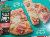 Bella Pinsa prosciutto e funghi