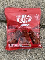 Kit Kat F1 race cars
