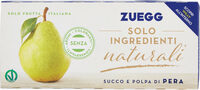 Solo ingredienti naturali succo e polpa di pera