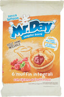 Muffin integrali ai frutti rossi