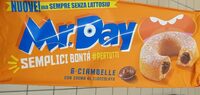 Ciambelle con crema al cioccolato