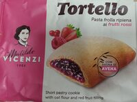 Tortello (pasta frolla ripiena ai frutti rossi)