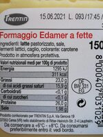 Formaggio edamer a fette
