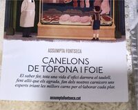 Canelons de tofona i foie