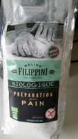 Préparation biologique pour pain bio sans gluten
