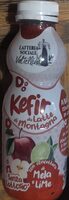Kefir da latte di montagna con confettura di mela e lime