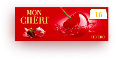 Bonbons Chocolatés MON CHERI Liqueur cerise x16 - 168g