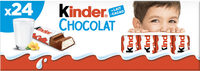 Tablette Kinder Chocolat Chocolat au Lait x24 -300g