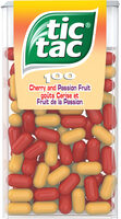 Bonbons Tic Tac x100 pastilles CERISE FRUIT DE LA PASSION -49g