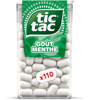 Bonbons Tic Tac x110 pastilles MENTHE - 54g