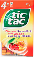 Tic tac cerise passion t4 t(33x4) pack de 4 etuis