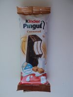 Kinder Pingu Prajitura cu lapte si caramel trasa in ciocolata