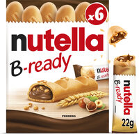 Biscuits NUTELLA B-ready Noisettes et Cacao x6 - 132g