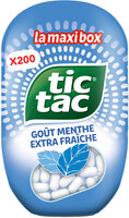 Bonbons Tic Tac x200 pastilles MENTHE EXTRA FRAÎCHE - 98g