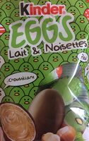 Kinder EGGS lait et noisettes