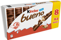 Barre Chocolatée Kinder Bueno Chocolat au Lait x8 - 344g