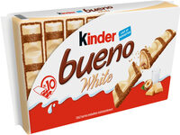 Barre Chocolatée Kinder Bueno White Chocolat Blanc x10 - 390g