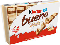 Barre Chocolatée Kinder Bueno White Chocolat Blanc x12 - 468g