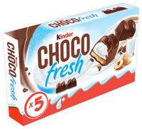 Chocolat Kinder Chocofresh fourré lait noisette x5