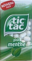 Tic Tac gout menthe