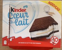 Kinder coeur au lait