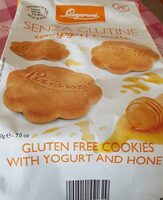 Biscotti senza glutine con yogurt e miele