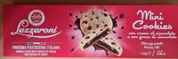 Mini Cookies con crema di cioccolato e con gocce di cioccolato