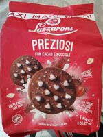 Preziosi con cacao e nocciole