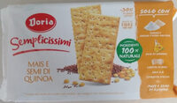 Semplicissimi crackers mais e semi di quinoa