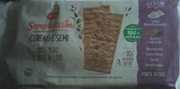 SEMPLICISSIMI cereali riso nero e semi di lino