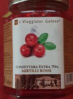 Confettura extra 70% MIRTILLI ROSSI