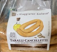 Taralli cancelletti con semi di finocchio