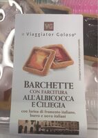 Barchette Con farcitura all’albicocca e ciliegia