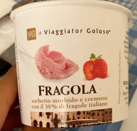 Fragola sorbetto morbido