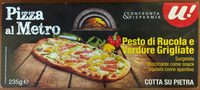 Pizza al Metro Pesto di Rucola e Verdure Grigliate Surgelata