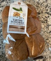 Tartine integrali olio di oliva 5%