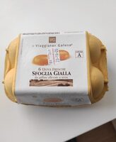 Uova fresche sfoglia gialla