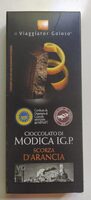 Cioccolato di Modica IGP scorza d'arancia