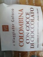 Colomba gocce cioccolato