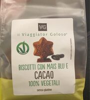 Biscotti con mais blu e cacao