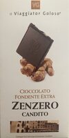 Cioccolato fondente extra zenzero candito