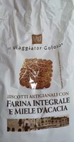 Biscotti artigianali con farina integrale e miele d'acacia