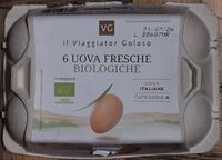 6 uova fresche biologiche
