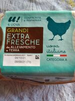 Uova grandi extra fresche