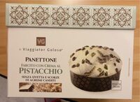 Panettone farcito con crema al pistacchio