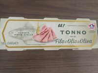 Tonno con un filo di olio di oliva