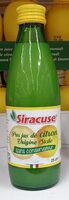 Pur jus de citron origune sicile