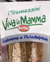 Tramezzino viva la mamma salmone e philadelphia