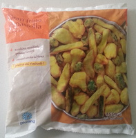 Beignets de légumes (courgette, chou-fleur, épinard, artichaut) préfrits, surgelés